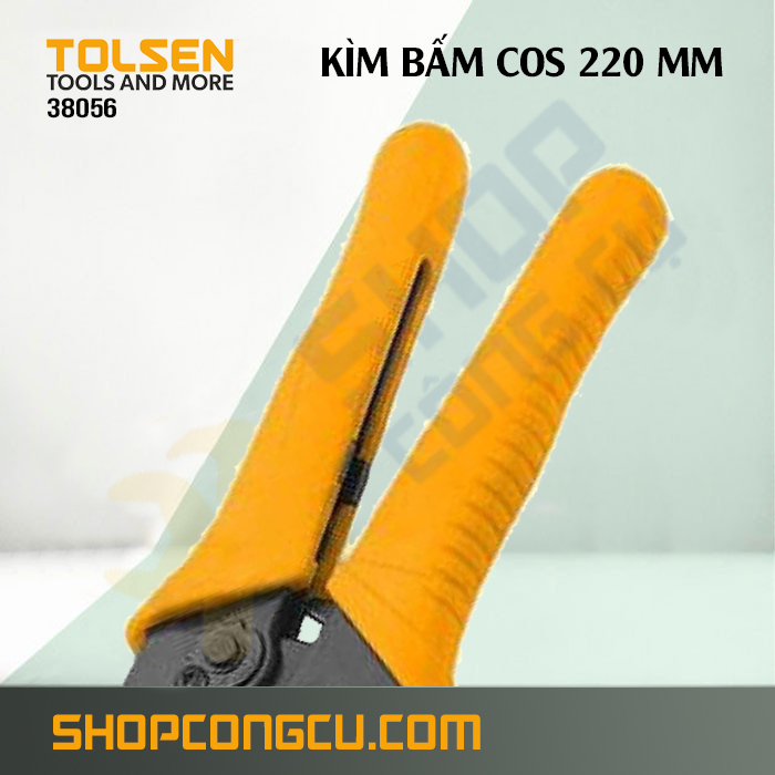 Kìm bấm cos 220mm Tolsen 38056