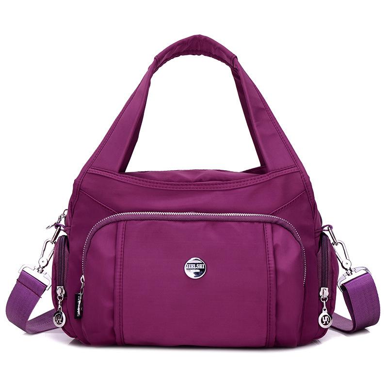 Phụ Nữ Túi Nylon Chống Thấm Nước Túi Nhẹ Công Suất Lớn Mẹ Túi Đơn Giản Túi Xách Tay Đeo Chéo Túi