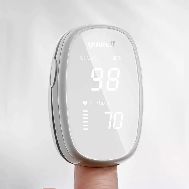 Máy đo oxy đầu ngón tay và cảm biến tốc độ cao màn hình OLED Xiaomi YouPin Yuwell YX102