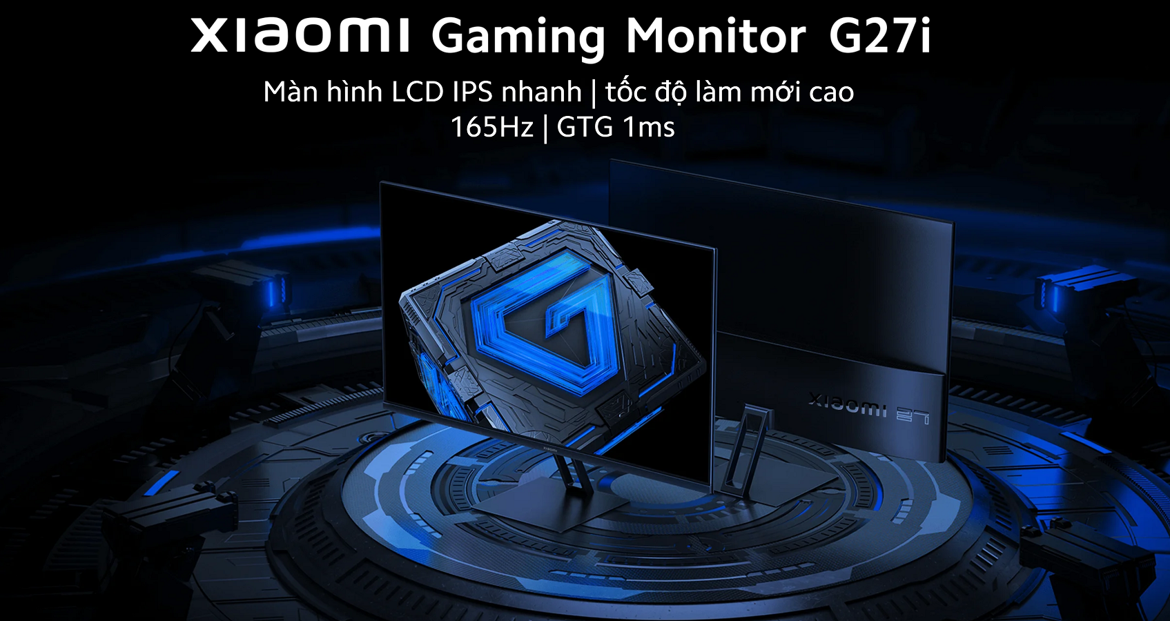 Màn hình máy tính Xiaomi Gaming 1080P Tần số quét 165 Hz Tấm nền IPS Chuẩn Vesa G27i - Hàng chính hãng