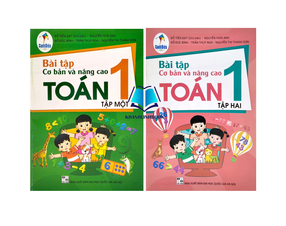 Sách - Combo Bài tập cơ bản và nâng cao Toán 1 - tập 1 + 2 (cánh diều)