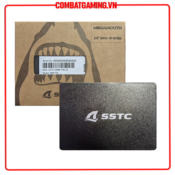 Ổ Cứng Gắn Trong SSD SSTC Megamouth 120GB 240GB 1TB - Hàng Chính Hãng