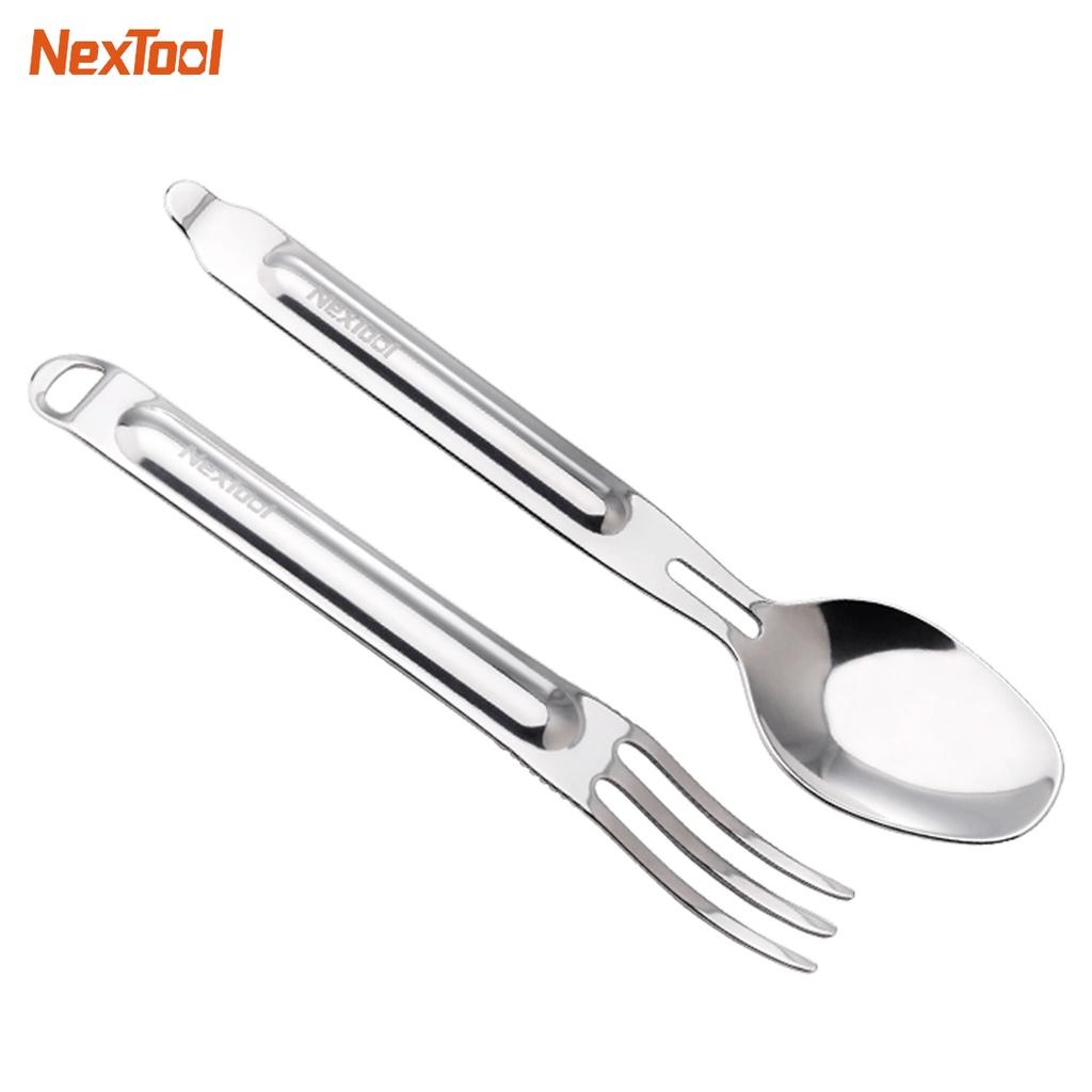 Bộ Muỗng Nĩa Xiaomi Youpin Nextool Bằng Thép Không Gỉ An Toàn Cho Sức Khỏe Hàng nhập khẩu