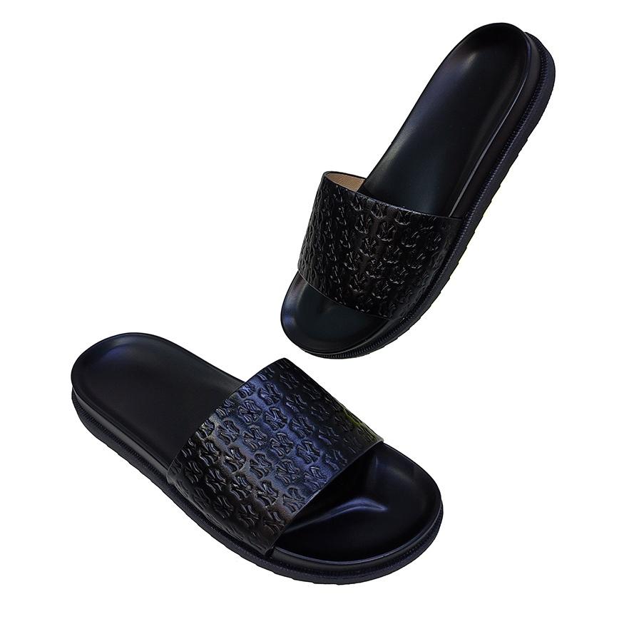 Dép Nam Quai Ngang Da Bò Thật TiTi ĐÔ Cao Cấp DNA2181d