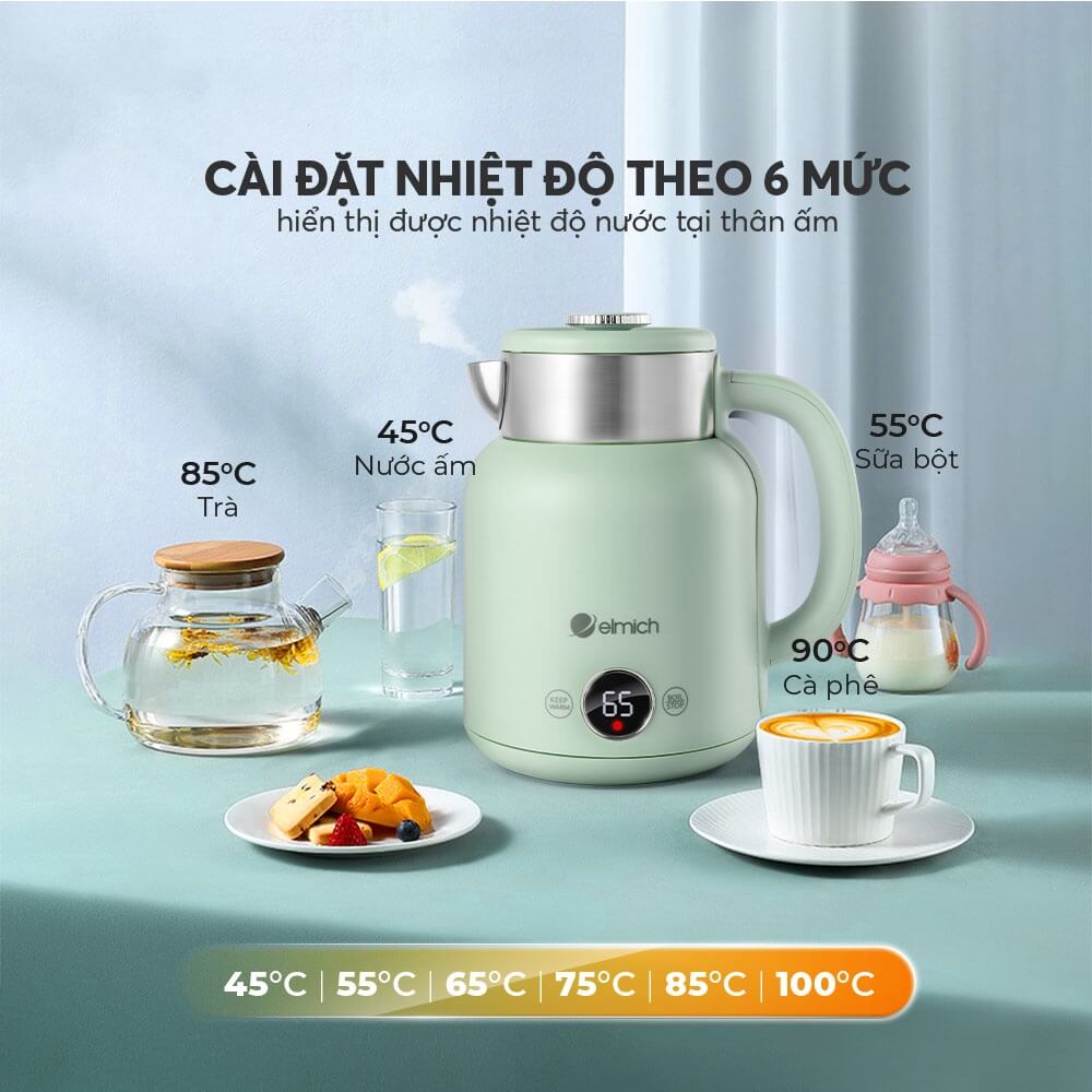 Ấm siêu tốc Elmich KEE 8456 AW - Hàng chính hãng
