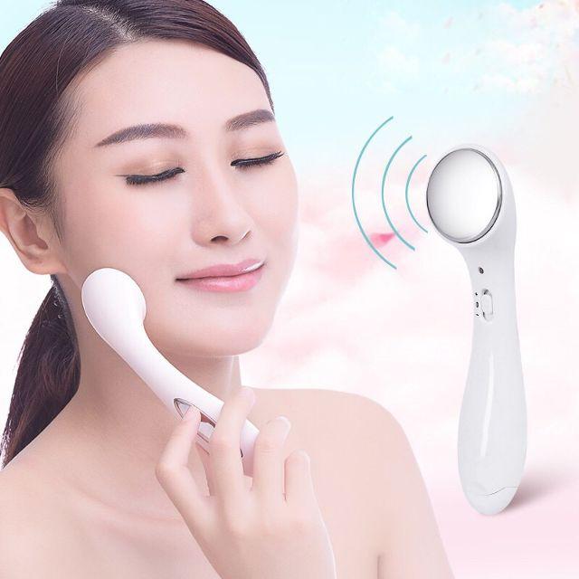 Máy Massage Mặt Ion 2 Chế Độ Cầm Tay Xóa Nếp Nhăn - Trẻ Hóa Da - Free Ship Toàn Quốc