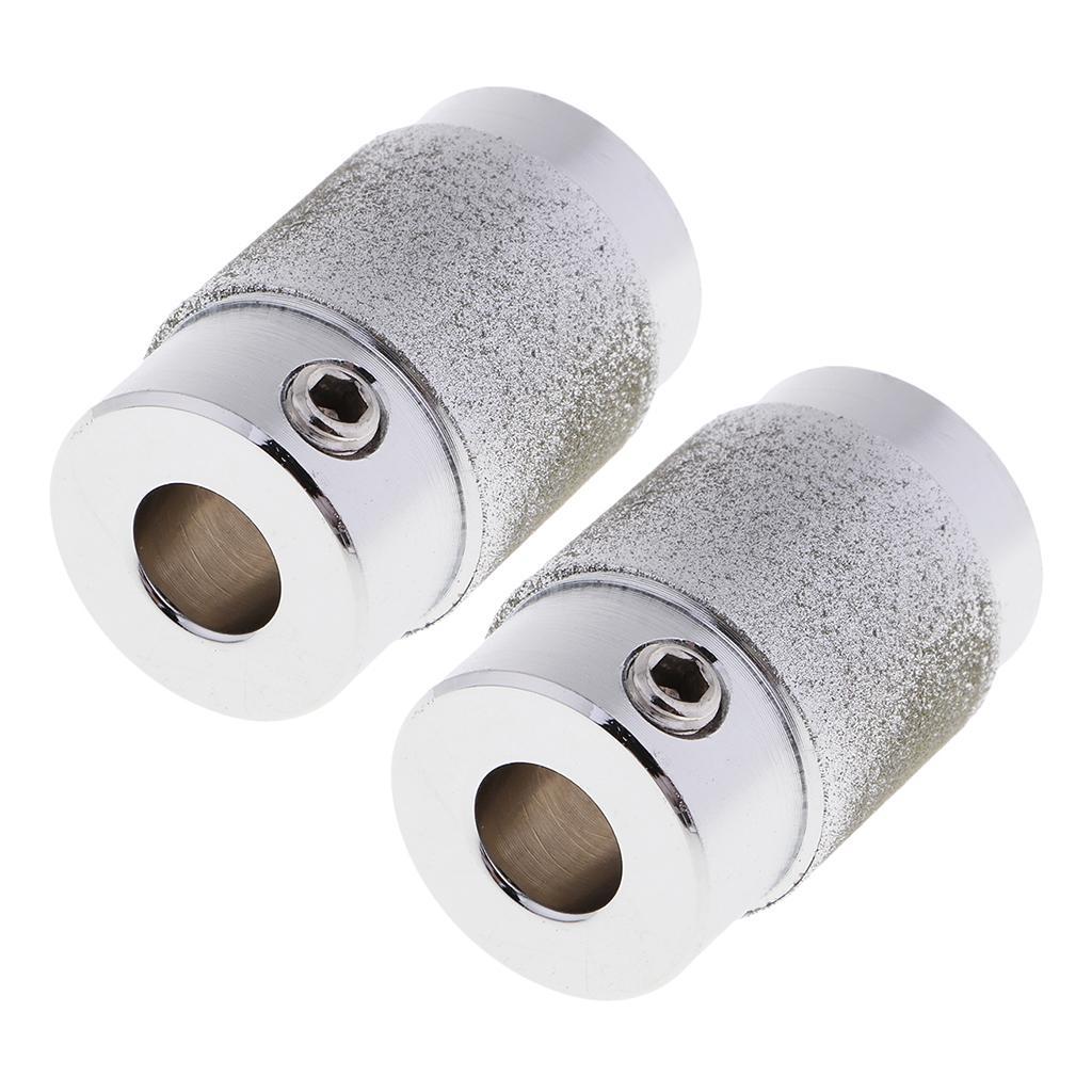 2x Stained Glass Grinder Head Bits for Glass Grinders Concrete Granite Stone