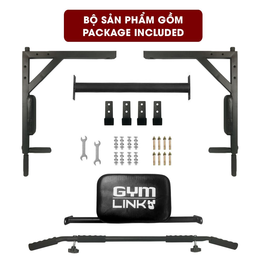 Xà đơn khoan tường đa năng Sportslink Wall Pull Up Bar GLS1009