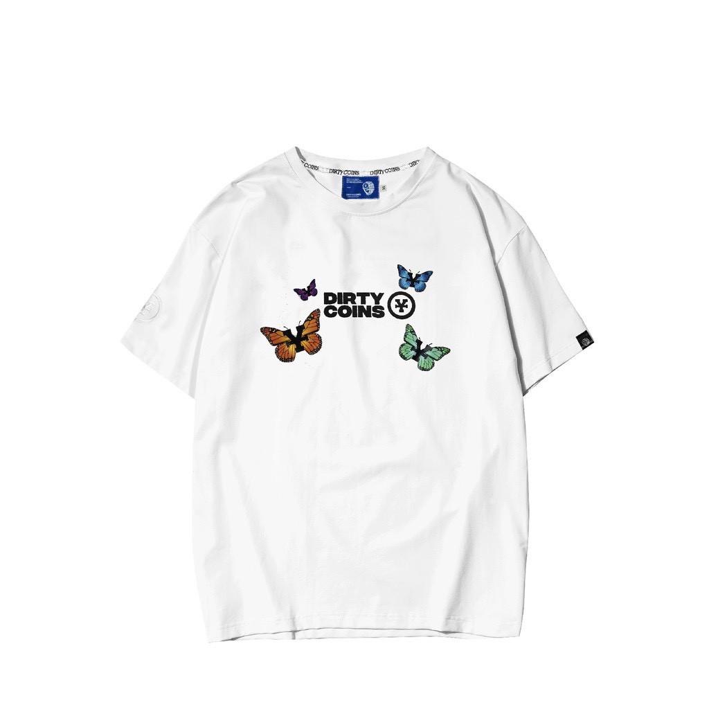 Áo Thun Tay Lỡ Rộng UNISEX In Họa Tiết Butterfly