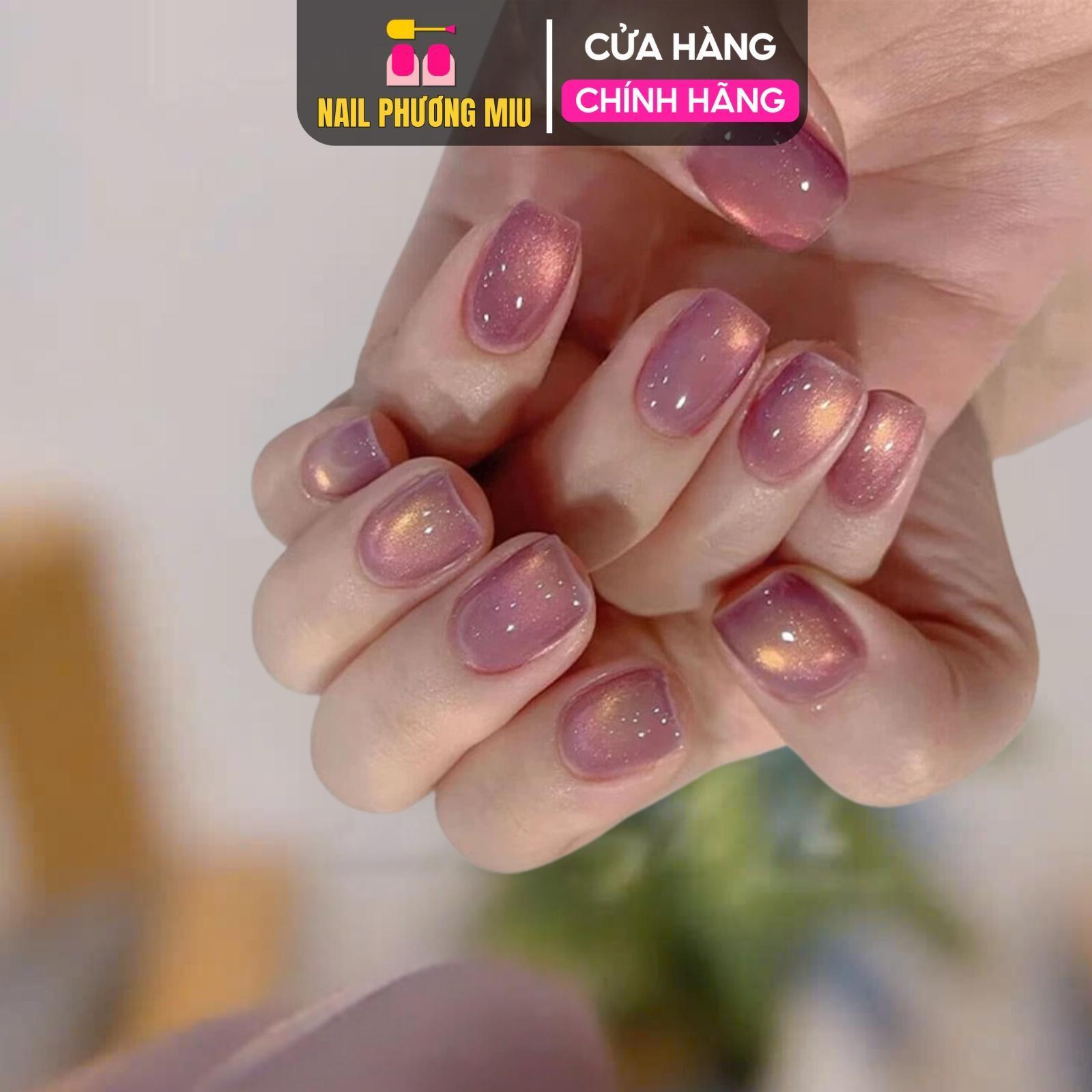 Sơn Mắt Mèo Cực Quang Bướm Lửa Hồng Vendeeni Chai Lẻ 15ml Sáng Lấp Lánh, Sơn Gel Mắt Mèo Phản Quang Siêu Hot Làm Nail Nữ Women