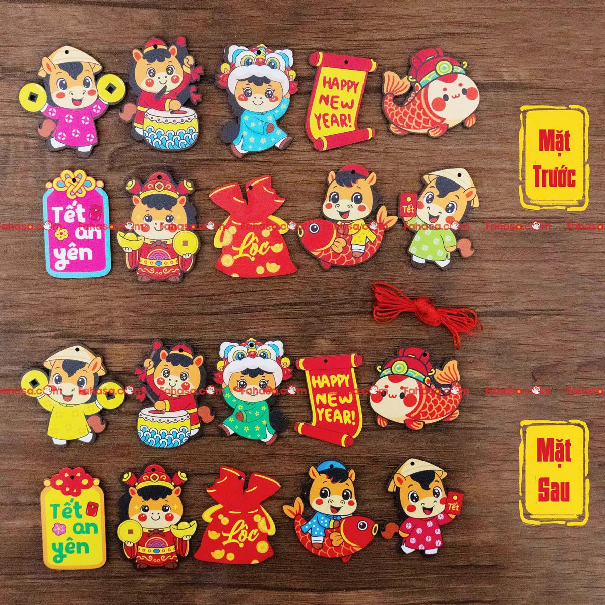 Set Treo Gỗ - Trang Trí Tết - Bách Mộc 3