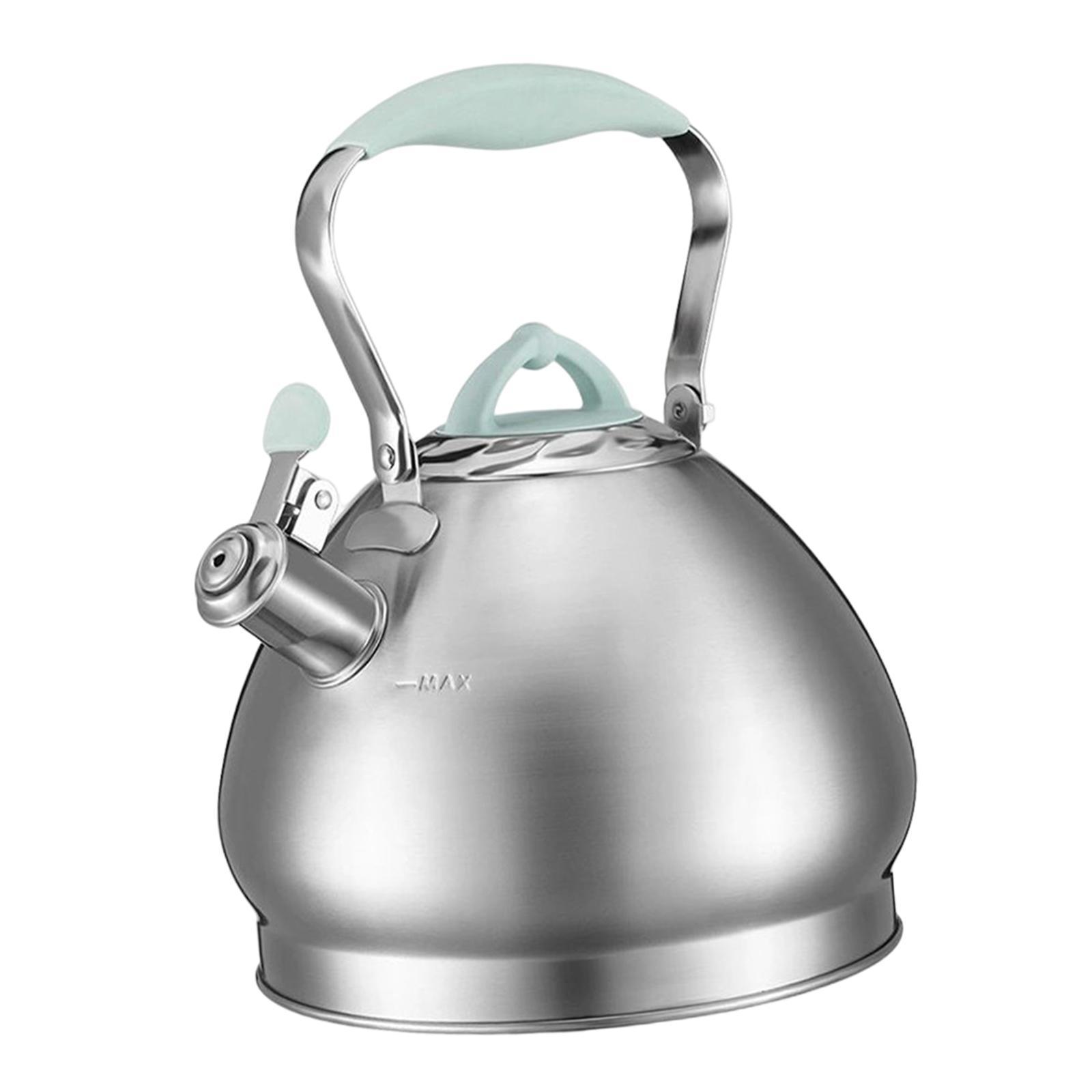 4.3L Tea Pot with Handle Whistle Tea Pot Stainless Steel for Cookers