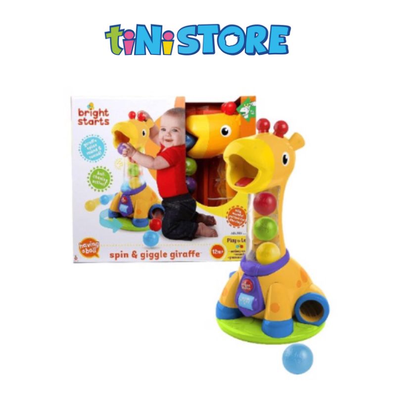 tiNiStore-Đồ chơi hươu cao cổ trượt bóng vui nhộn Bright Starts 10933