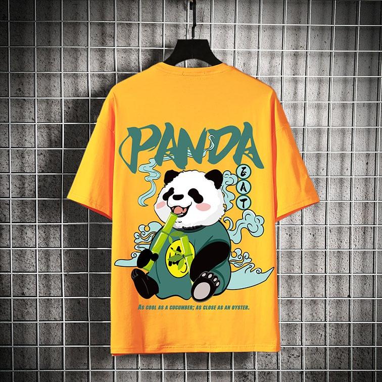 Bộ Quần Áo Nam Nữ Thể Thao Unisex Quần Short Áo Thun Họa Tiết Gấu Trúc In Chữ PANDA Ulzzang Zenkonu QA NAM 1000092V1