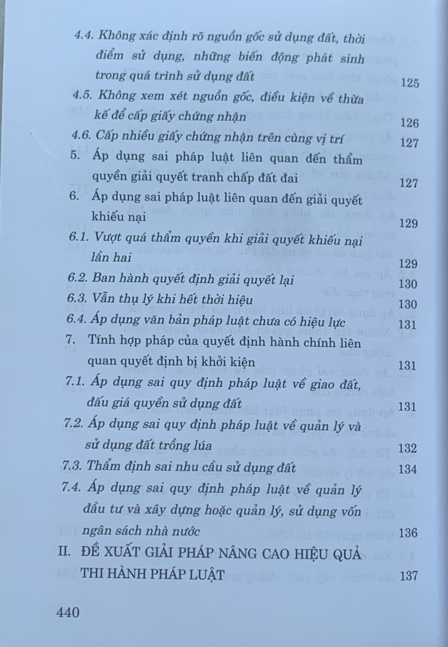 Giải quyết tranh chấp hành chính trong lĩnh vực quản lý đất đai- phát hiện vi phạm và xử lý vướng mắc