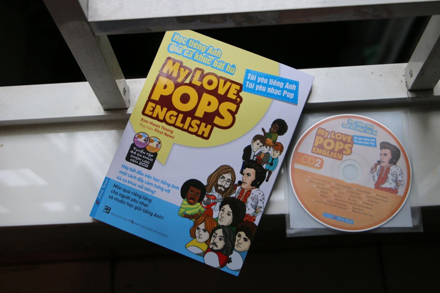 Sách My Love, Pops English - Học Tiếng Anh Qua Ca Khúc Bất Hủ (Tặng Kèm 2CD)