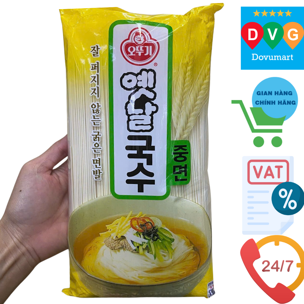 Mì Sợi Vừa ( Sợi Trung) Ottogi Hàn Quốc Gói 900G / 오뚜기) 옛날국수중면 900G