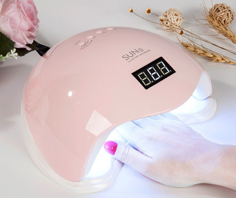 Máy hơ gel Sun 5 uv led 48w 24 bóng nhanh khô sơn gel, máy hơ gel mini , hơ móng tay mini - hàng nhập khẩu