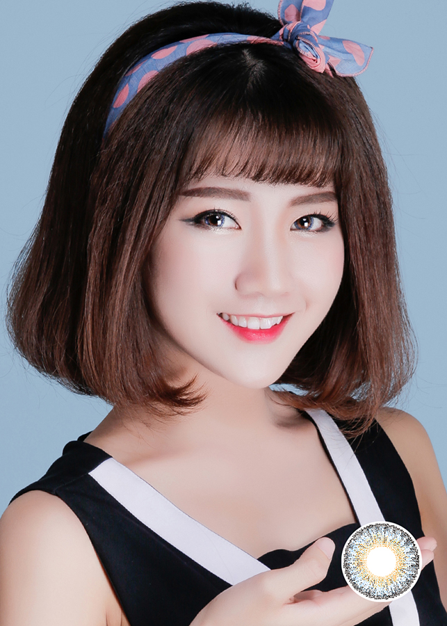 Kính Áp Tròng Dùng 1 Tháng Eye Secret KM1T - Bali Blue