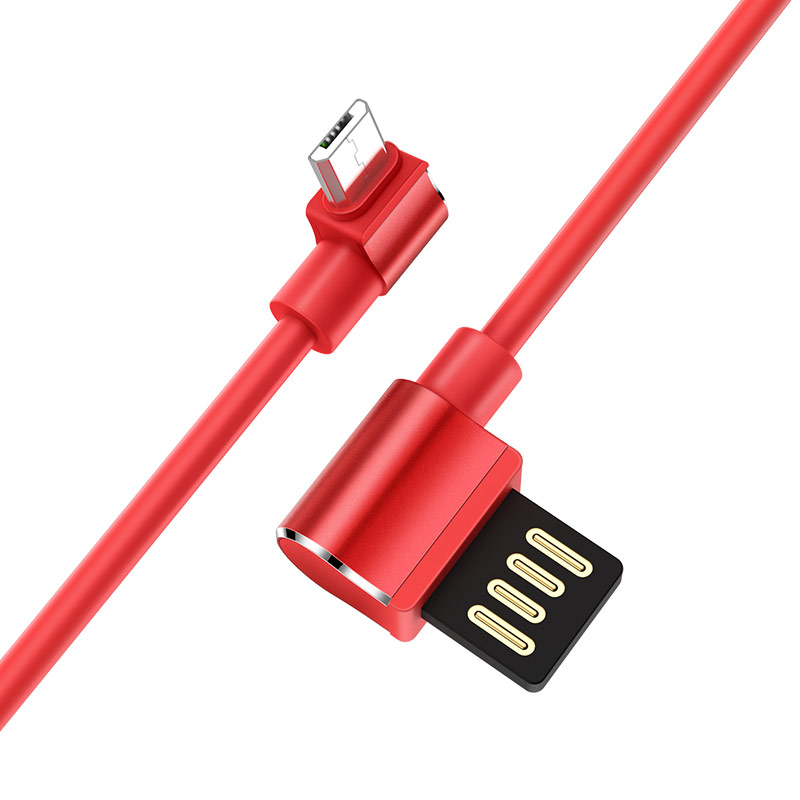 Cáp MicroUSB góc L Hoco U37