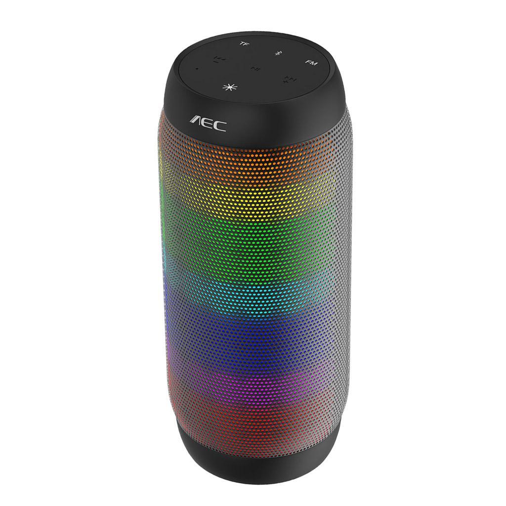 Wireless Portable Bluetooth Speaker with 6 Patterns Illuminated LED