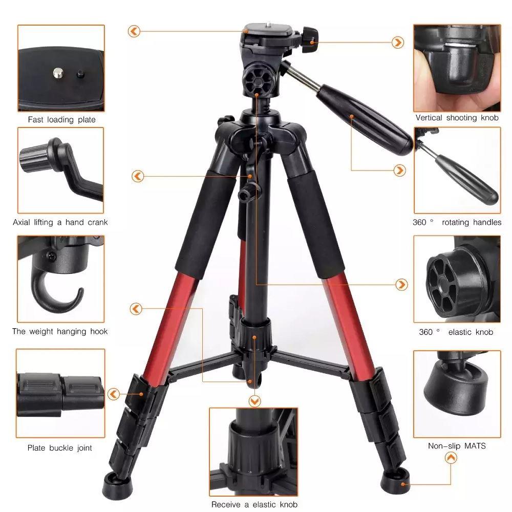 Tripod Q111 cho chân máy ảnh SLR hợp kim nhôm