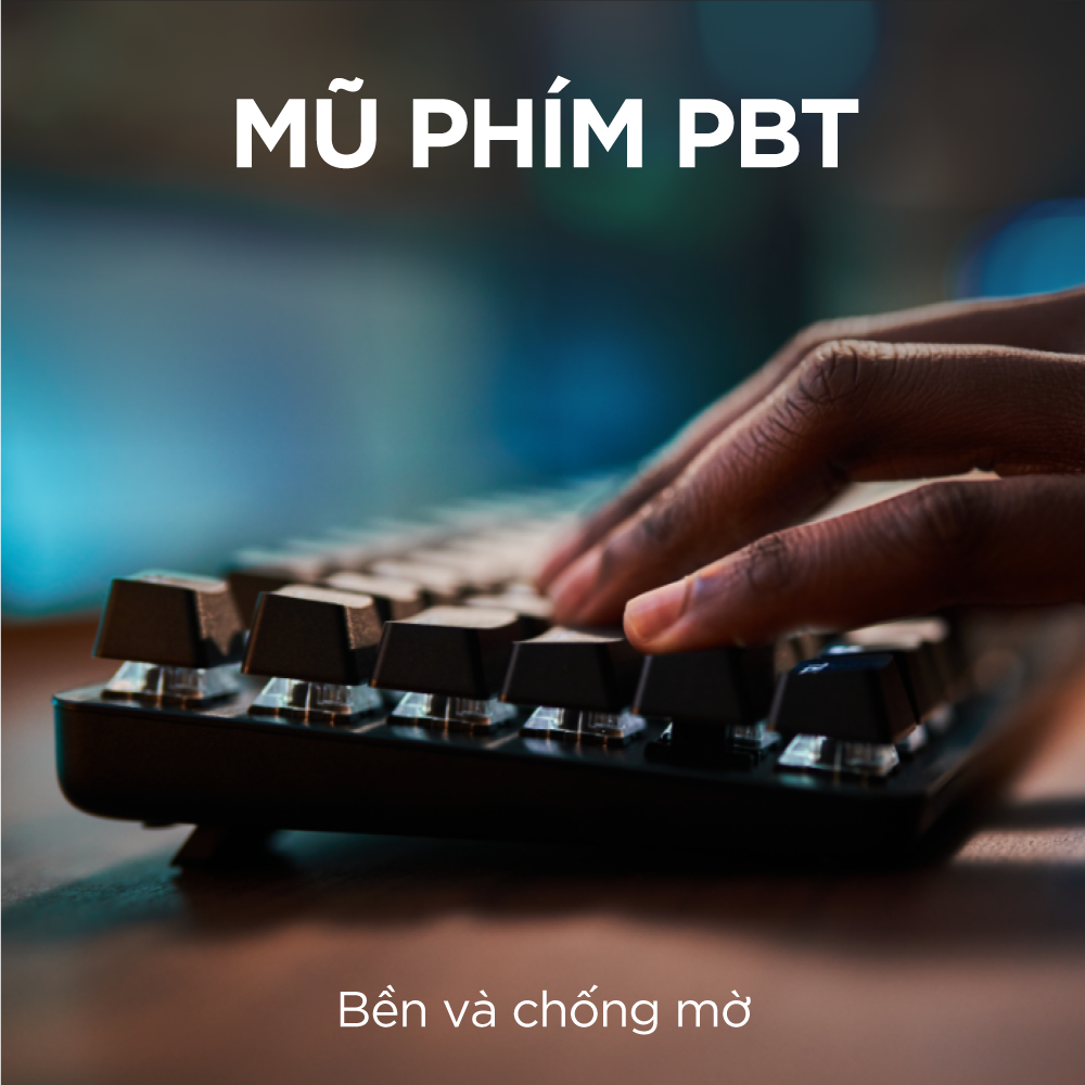 Bàn phím cơ game Logitech G413 TKL SE / G413 SE Full size – Keycap PBT, Switch Tactile, Anti-Ghosting khi nhấn 6 phím cùng lúc, đèn LED trắng -Hàng Chính Hãng