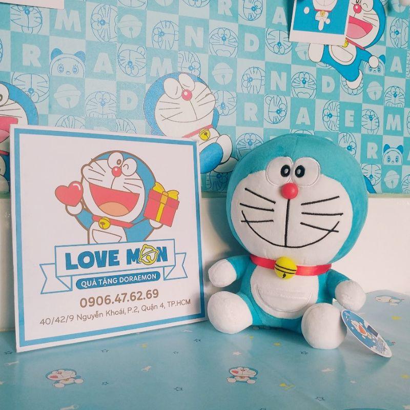 GẤU BÔNG MON DORAEMON 23CM LÔNG NHUNG MỀM MỊN, Quà tặng handmade - lưu niệm