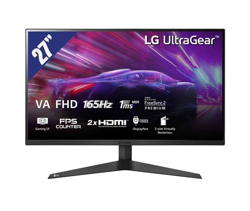 Màn Hình Gaming LG UltraGear 27GQ50F-B (27.0 inch - FHD - VA - 165Hz - 1ms - FreeSync) - Hàng chính hãng