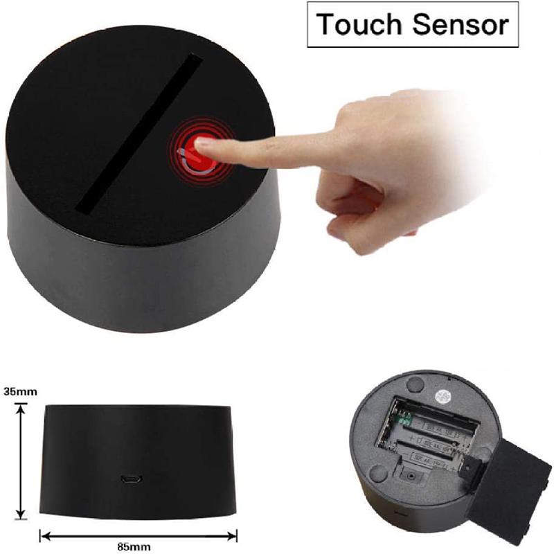 Đèn Ngủ Trang Trí Hình Nhân Vật Phim Attack On Titan 3d