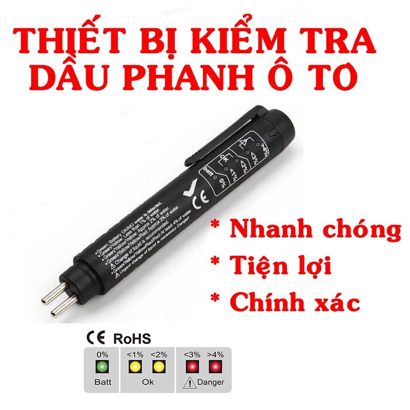 Thiết bị dụng cụ thử kiểm tra chất lượng dầu phanh, dầu thắng ô tô xe máy tex nhanh loại tốt hàng cao câp