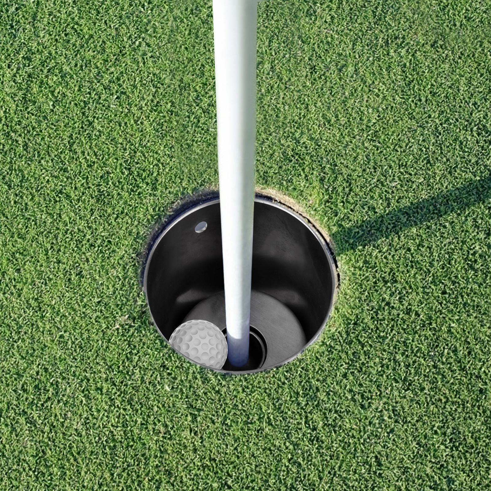 Durable Golf Hole Putting Cup Golfing Holes Protective Golf Accessories Set Golf Practice Aids Protector Cover for Golf Training Outdoor