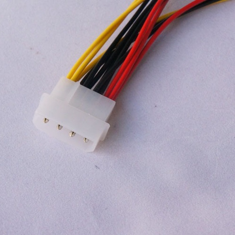 Cáp điện 4Pin IDE chất lượng cao HY1578 4 pin Molex nam đến 3 Cổng Molex IDE Nữ nguồn cung cấp bộ chuyển đổi cáp