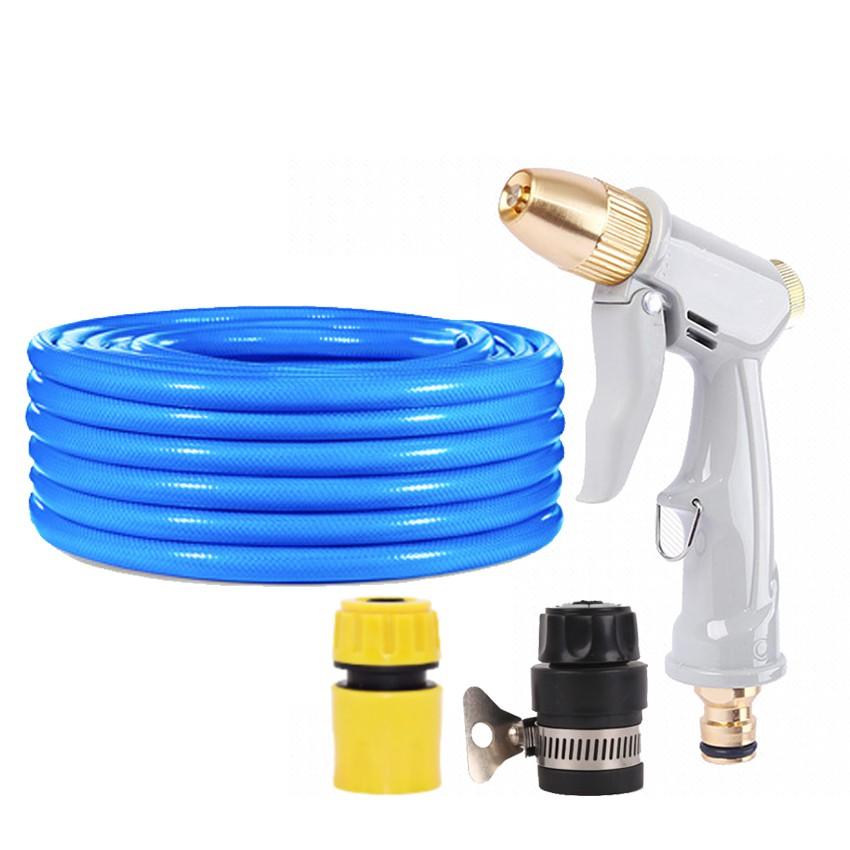 Bộ dây vòi xịt nước rửa xe, tưới cây tăng áp 3 lần, loại 20m  206846