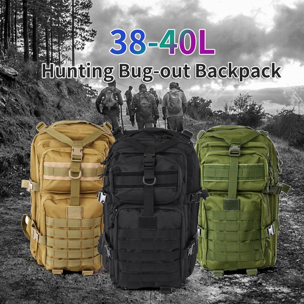 Ba lô trekking, huấn luyện sinh tồn, vải oxford mật độ cao, chống mài mòn, chống rách và thấm nước