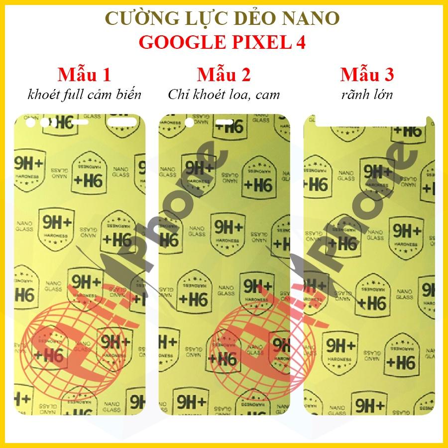 Dán cường lực dẻo nano nhiều mẫu dành cho Google Pixel 4