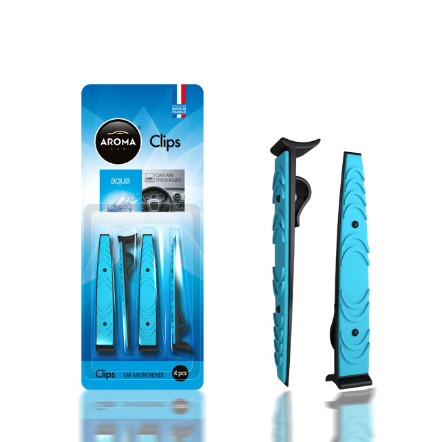 Kẹp cửa gió điều hòa ô tô Aroma Car Clips - Aqua