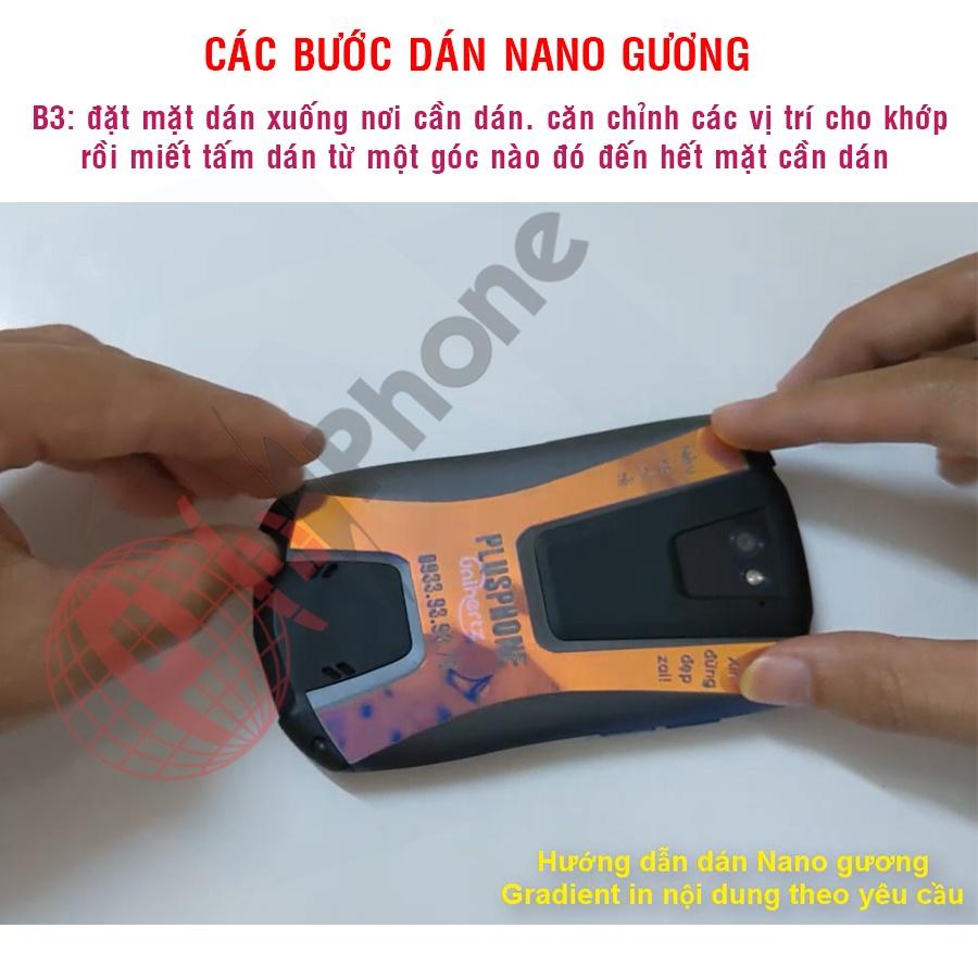 Dán cường lực dẻo nano gương gradient cho mặt sau Unihertz Titan Pocket