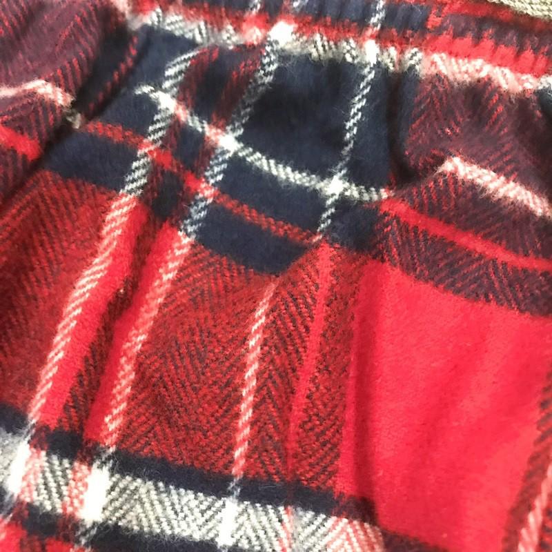 Quần nữ mặc nhà vải cotton kẻ sọc ngang phong cách