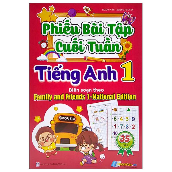 Phiếu Bài Tập Cuối Tuần Tiếng Anh 1