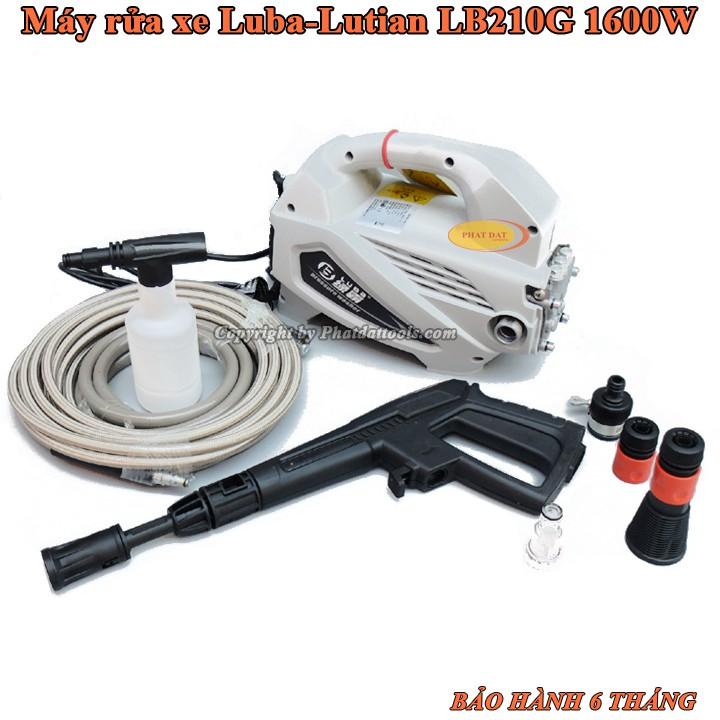 Máy rửa xe LUTIAN LT210G-1600 -Đầy đủ phụ kiện+bình bọt tuyết