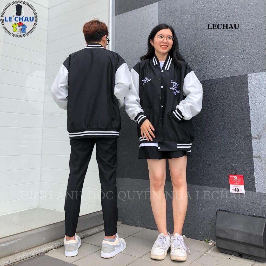 Áo khoác nam nữ 199X Varsity jacket 2 lớp unisex form rộng cao cấp bomber bóng chày streetstyle hottrend