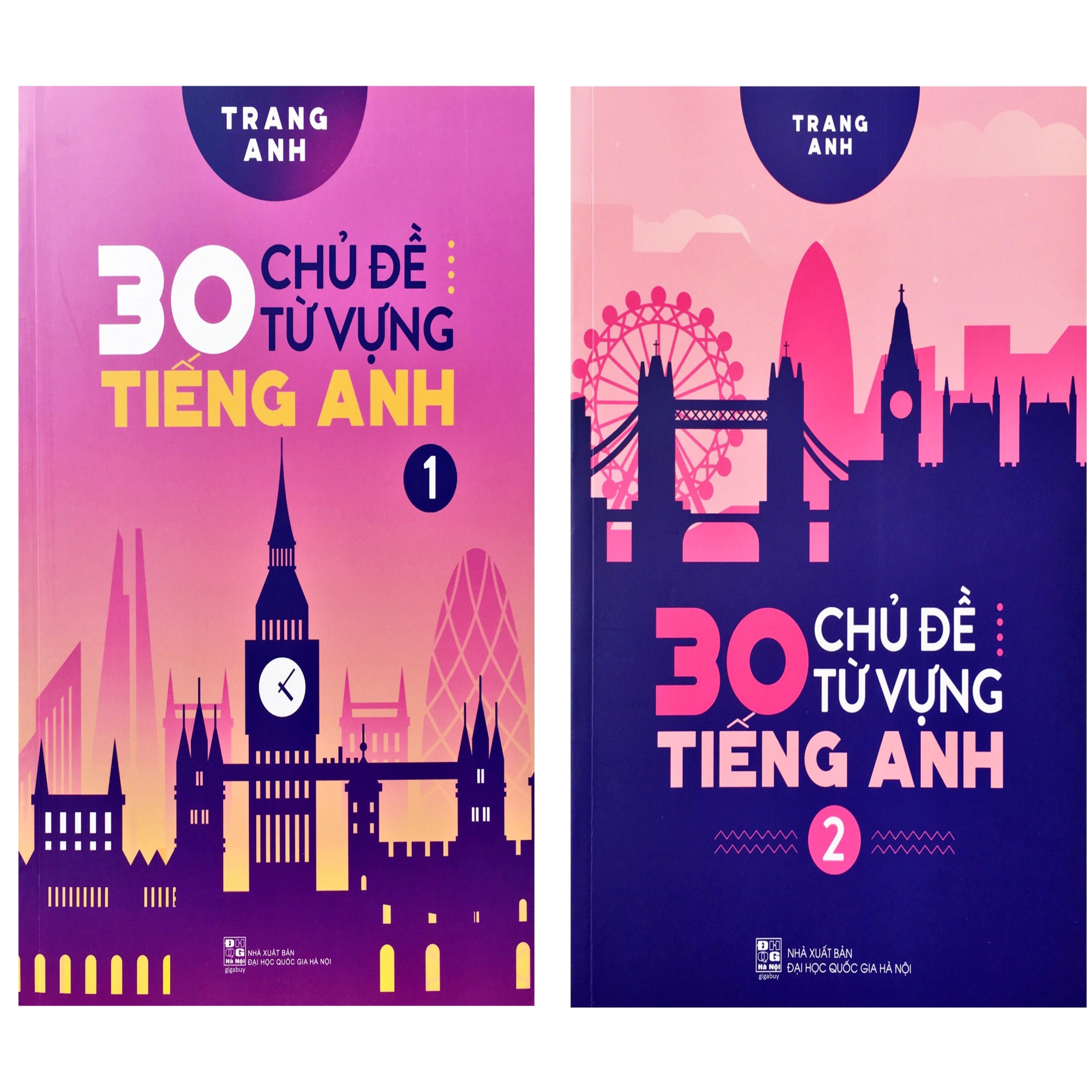 Combo 30 Chủ Đề Từ Vựng Tiếng Anh Tặng kèm 2 bookmark