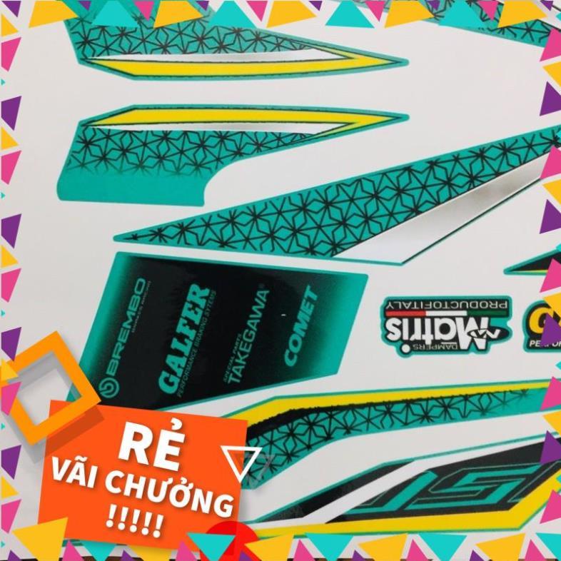 Tem rời Winner V1 xe xanh ngọc