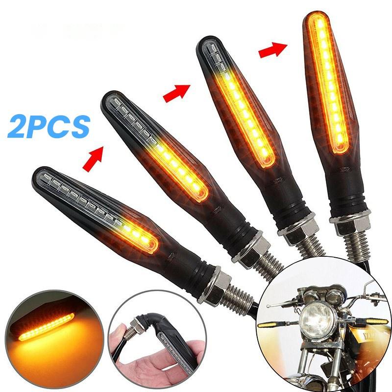 Set 2 Đèn Led Nhấp Nháy Tín Hiệu Cho Xe Mô Tô