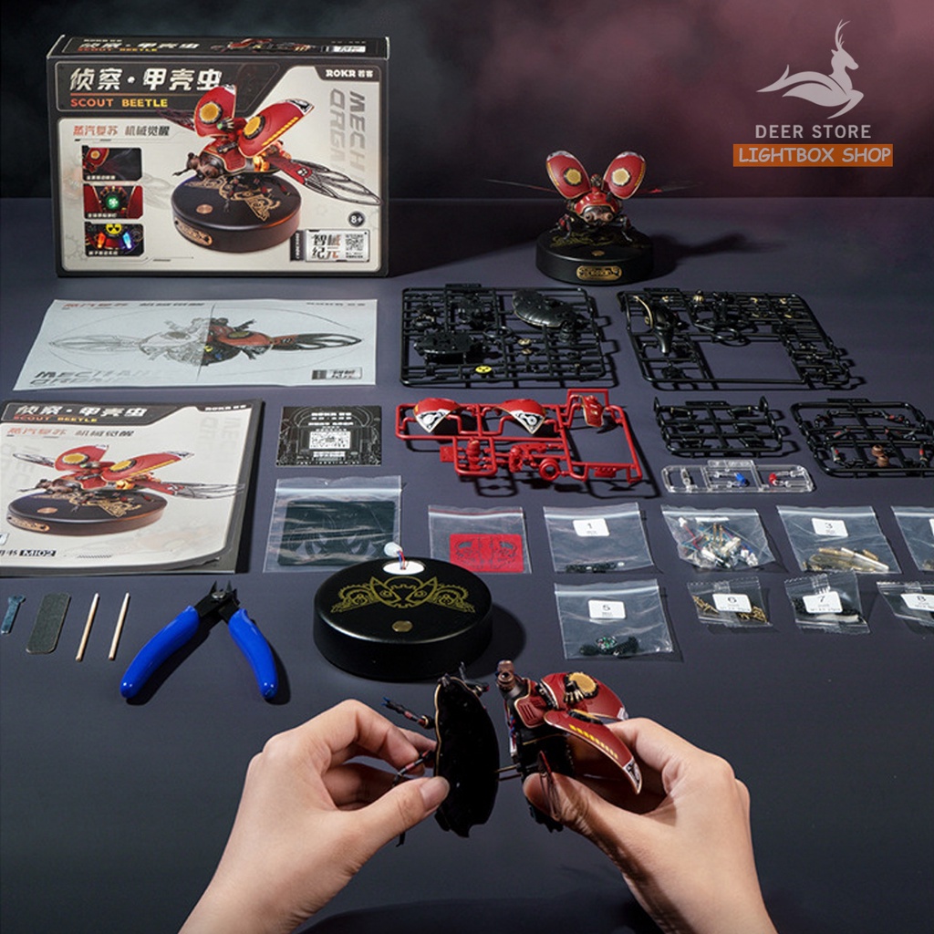 Mô hình Sinh vật Cơ động học Bọ Trinh Thám Scout & Storm Beetle