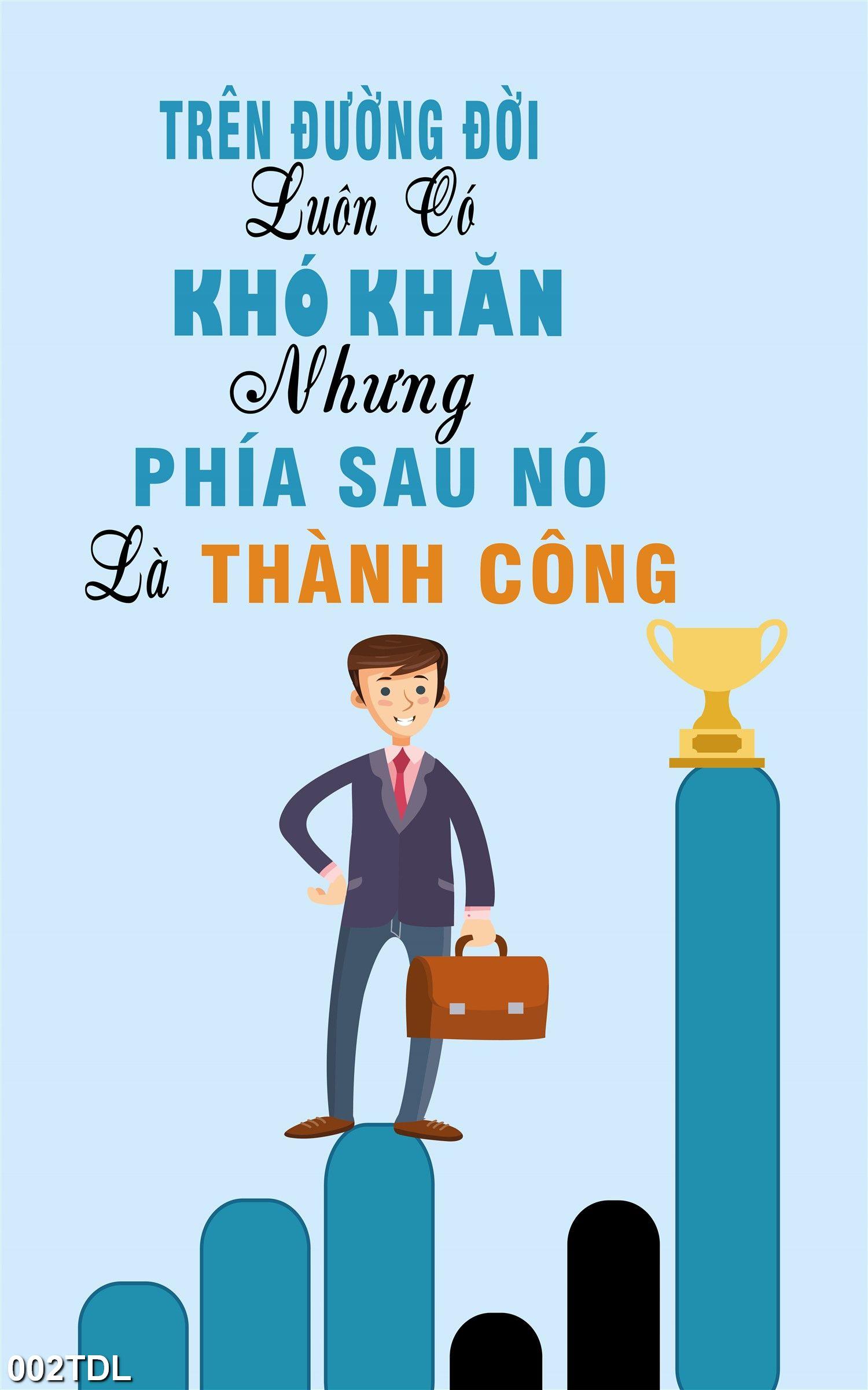 TRANH DÁN TƯỜNG 3D SLOGAN ĐỘNG LỰC SLDL002 - TRANH CÓ KẾT QUẢ MỚI CÓ GIÁ TRỊ - YAN SHOP