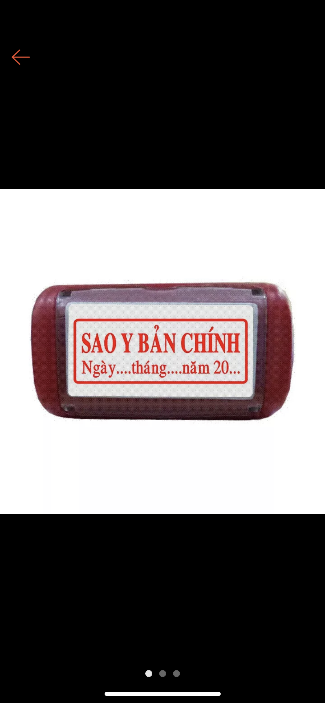 Dấu sao y bản chính ngày tháng năm