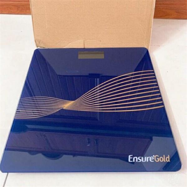 CÂN SỨC KHỎECÂN ĐIỆN TỬ SỨC KHỎE ENSURE GOLD MÀU XANH ĐO CHỈ SỐ CƠ THỂ KIỂM SOÁT ĂN UỐNG CÓ ĐÈN LED TIỆN DỤNG