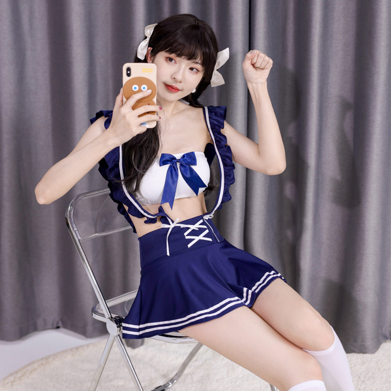 Đồ ngủ cosplay kèm chân váy sexy P14 - Đầm ngủ cosplay gợi cảm - Đồ ngủ nữ quyến rũ